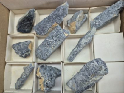 (WM05036) One Box Of 11 Foitite And Fluorite Mineral Specimens From Namibia - Image 2