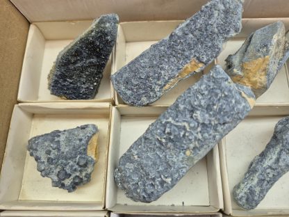 (WM05036) One Box Of 11 Foitite And Fluorite Mineral Specimens From Namibia - Image 3