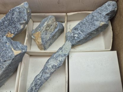 (WM05036) One Box Of 11 Foitite And Fluorite Mineral Specimens From Namibia - Image 4