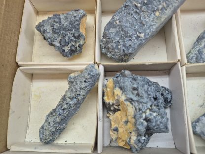 (WM05036) One Box Of 11 Foitite And Fluorite Mineral Specimens From Namibia - Image 6