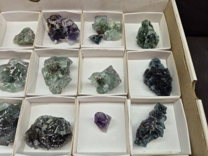(WM05042) One Box Of 27 Okorusu Fluorite Mineral Specimens From Namibia - Image 4