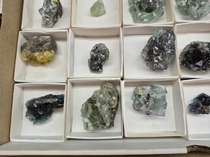 (WM05042) One Box Of 27 Okorusu Fluorite Mineral Specimens From Namibia - Image 6