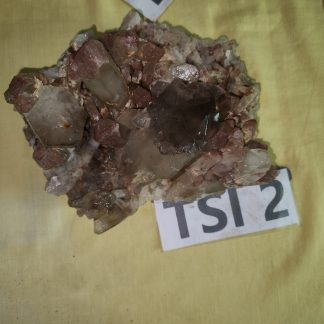 Smoky & Haematite Cluster from Orange River     Guru Stones